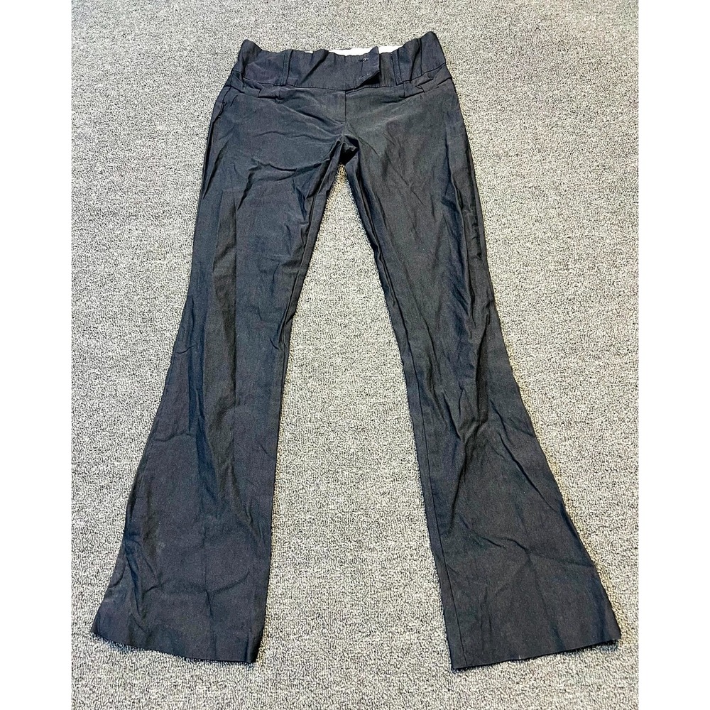 Sensational Collection Flared Pants Women's 9 Black Comfort Low Rise Americana